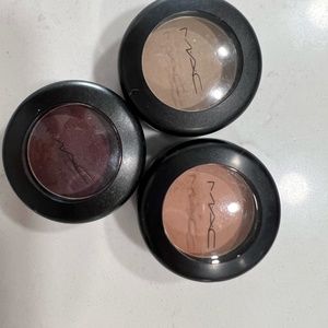Mac Cosmetics Eyeshadows Tete-aTint, Sketch and Omega